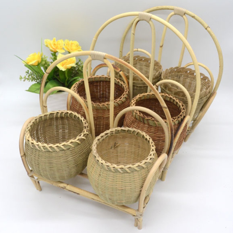 竹織り籠